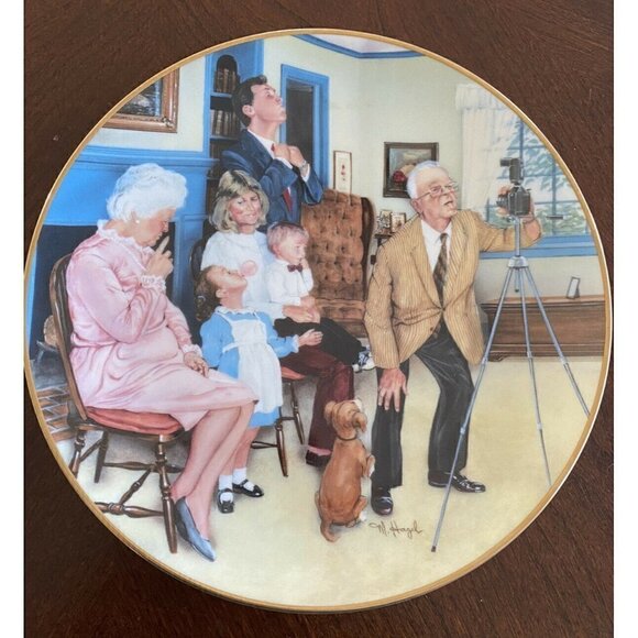 Normal Rockwell 1985 Collector‎ Plate American Fam - Picture 1 of 4